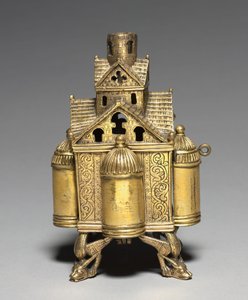 Kadzidło i stojak na krzyż ołtarzowy, 1150-1175 autorstwa Romanesque