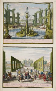 Park w Enghien, ok. 1685, ilustracja z „Zbioru 86 planów i widoków Hagi”