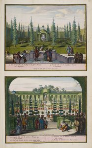 Park w Enghien, ok. 1685, ilustracja z „Zbioru 86 planów i widoków Hagi”