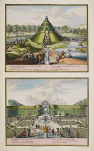 Park w Enghien, ok. 1685, ilustracja z „Zbioru 86 planów i widoków Hagi”