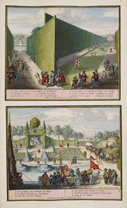 Park w Enghien, ok. 1685, ilustracja z „Zbioru 86 planów i widoków Hagi”