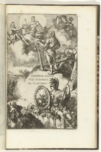 Druk tytułowy do trzeciej części Guerres de Flandres Troisieme partie des Guerres de Flandres (tytuł przedmiotu) Guerres de Flandres (tytuł serii)