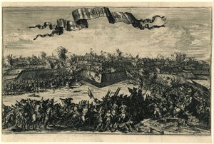 Podbój Coevorden 30 grudnia 1672 r. Podbój Coeverde z Cast[eel] (tytuł na obiekcie)