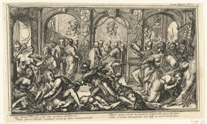 Alegoria Unii Utrechckiej, 1579 autorstwa Romeyn de Hooghe
