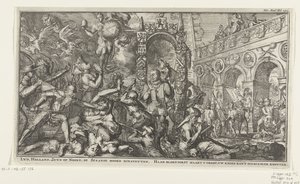Alegoria wojny osiemdziesięcioletniej autorstwa Romeyn de Hooghe