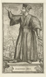 Portret Jana Husa, 1701 autorstwa Romeyn de Hooghe