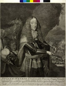 Książę Oranii Wilhelm III autorstwa Romeyn de Hooghe