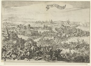 Bitwa pod Seneffe, 1674 Widzący wściekły Attacque zamienia się w Bataille