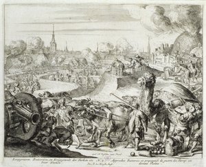 Wiedeński cykl graficzny, pozycja turecka w Wiedniu, 1683