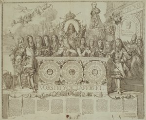 Scena Vorstelycka, c.1676 autorstwa Romeyn de Hooghe