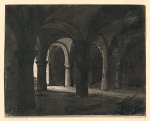 Scenografia, Krypta autorstwa Romolo Achille Liverani