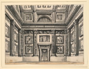 Scenografia, Wnętrza Pałacu autorstwa Romolo Achille Liverani
