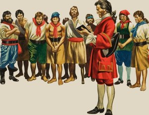 Kapitan Bartholomew Roberts autorstwa Ron Embleton