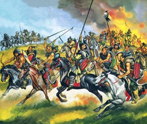 Hordy Hunów autorstwa Ron Embleton