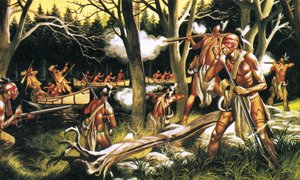 When the Red Man Rode: Huroni autorstwa Ron Embleton
