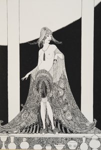 Ilustracja z Rubáiyáta Omara Chajjama, 1920 autorstwa Ronald Balfour