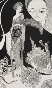 Ilustracja z Rubáiyáta Omara Chajjama, 1920 autorstwa Ronald Balfour