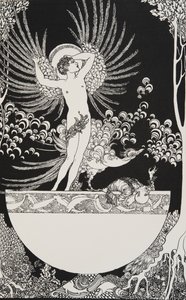 Ilustracja z Rubáiyáta Omara Chajjama, 1920 autorstwa Ronald Balfour