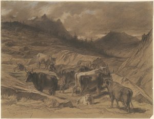 Bydło w Owernii autorstwa Rosa Bonheur