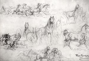 Nauka o koniach autorstwa Rosa Bonheur