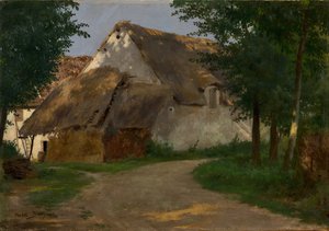 Folwark przy wejściu do lasu, 1860-1880 autorstwa Rosa Bonheur