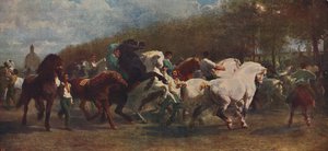 „Jarmark Koński”, 1855, c1915 autorstwa Rosa Bonheur