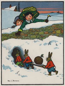 Świąteczna kolacja króliczek (kolor lito)