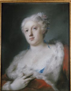 Autoportret (autoportret) Obraz Rosalba Carriera (1675-1757) Turyn, Galleria Sabauda autorstwa Rosalba Giovanna Carriera
