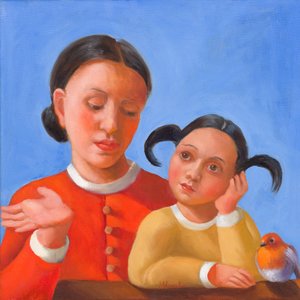 Nauka nowych rzeczy, 2022 (olej na płótnie)