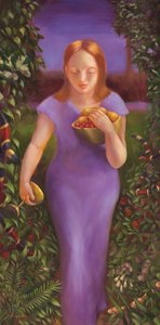Psalm 23: W obecności moich wrogów, 2008 (olej na płótnie) autorstwa Rosemarie Adcock