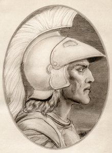 Aleksander III Macedoński, z Living Biographies of Famous Men. autorstwa Ross Gordon