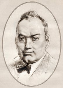 Enrico Caruso, z „Żywych biografii sławnych mężczyzn”. autorstwa Ross Gordon