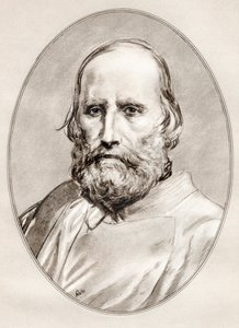 Giuseppe Garibaldi, z „Żywych biografii sławnych mężczyzn”. autorstwa Ross Gordon