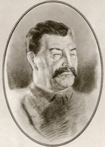 Józef Wissarionowicz Stalin, z „Żywych biografii słynnych władców”. autorstwa Ross Gordon