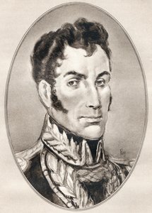 Simon Jose Antonio de la Santusima Trinidad Bolivar Palacios Ponte y Blanco, z Living Biographies of Famous Men. autorstwa Ross Gordon