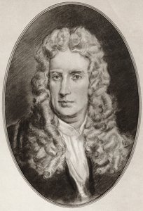 Sir Isaac Newton, z „Żywych biografii słynnych mężczyzn”