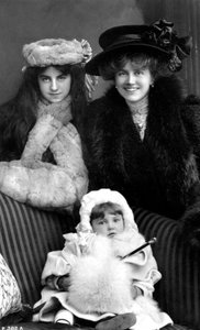 Ellaline Terriss 1872-1971, angielska aktorka i piosenkarka, 1908.