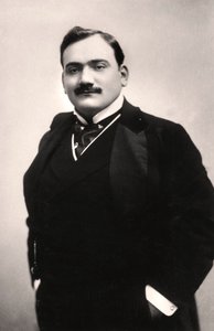 Enrico Caruso 1873-1921, włoski tenor, 1907.