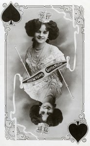 Gertie Millar, brytyjska aktorka i piosenkarka, ok. 1905. autorstwa Rotary Photo