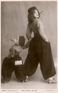 Gertie Millar, brytyjska aktorka i piosenkarka, ok. 1906. autorstwa Rotary Photo
