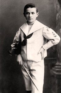 Mischa Elman 1891-1967, ukraiński skrzypek, początek XX wieku.
