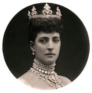 Królowa Aleksandra 1844-1925, królowa-małżonka króla Edwarda VII, koniec XIX wieku.
