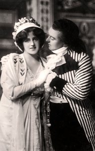 Robert Evett 1874-1949 i Denise Orme 1885-1960 w The Merveilleuses, początek XX wieku. autorstwa Rotary Photo