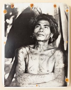 Wytatuowany Ifugao z dystryktu Kababuyan autorstwa Roy Barton