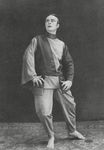 Rudolf von Laban, austriacki tancerz (zdjęcie czarno-białe) autorstwa Ruben Sobol