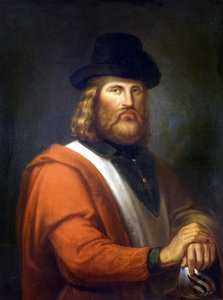 Obraz Giuseppe Garibaldiego autorstwa R.E.Hauser autorstwa Rudolf Eduard Hauser