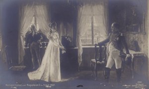 Królowa Ludwika Prus spotyka Napoleona w Tilsit