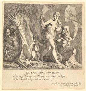 Wstydliwy Rascienne. autorstwa Rudolf Fussli