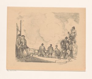 Wyścig konny w Berlinie Rennplatz w Berlinie (tytuł na obiekcie) autorstwa Rudolf Grossmann
