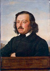 Portret Bertholda Auerbacha autorstwa Rudolf Julius Benno Huebner